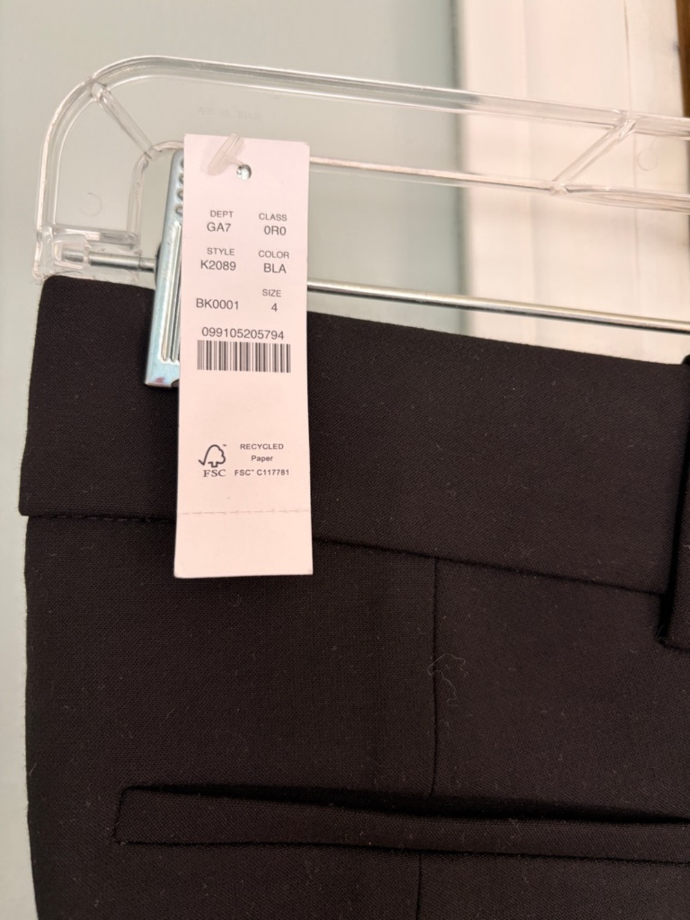 NWT JCrew Black CAMERON Dress Pants (4) - Picture 2 of 4